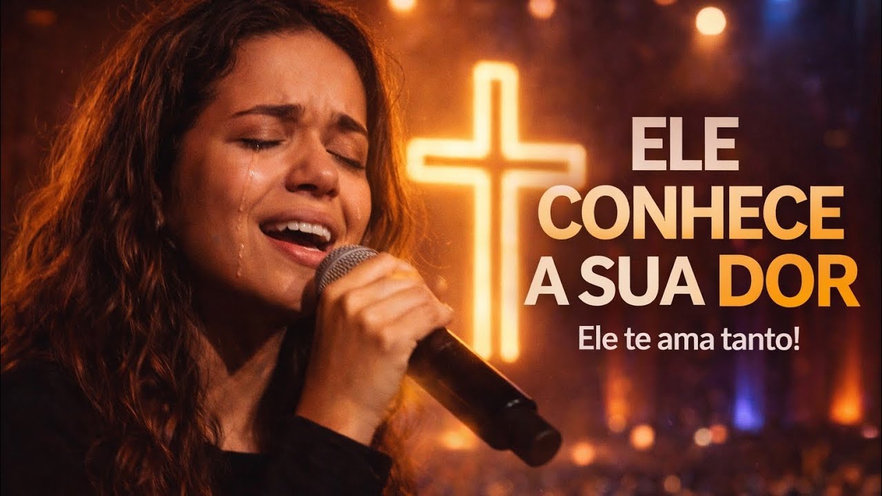 🎶🎶Deus está com você, Não se  desanime! Inspirador em Aline Barros 🔥🔥Louvor Gospel Worship de  Fé