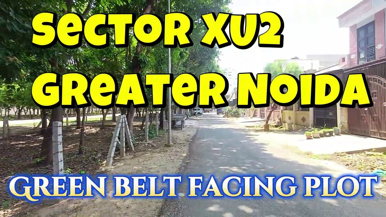 Sector xu 2 Greater Noida 120mtr green belt facing buildup house 8743932519