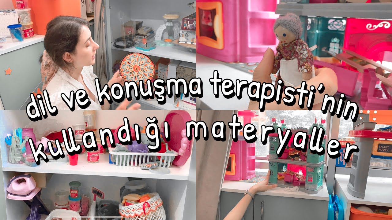 dil ve konuşma terapisti’nin kullandığı materyaller / rehabilitasyon merkezi