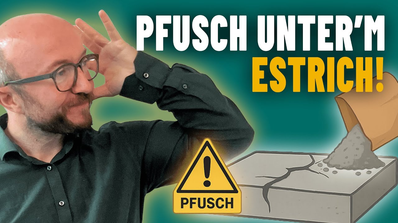 Lose Schüttung verboten? Das musst du beim Bodenaufbau beachten