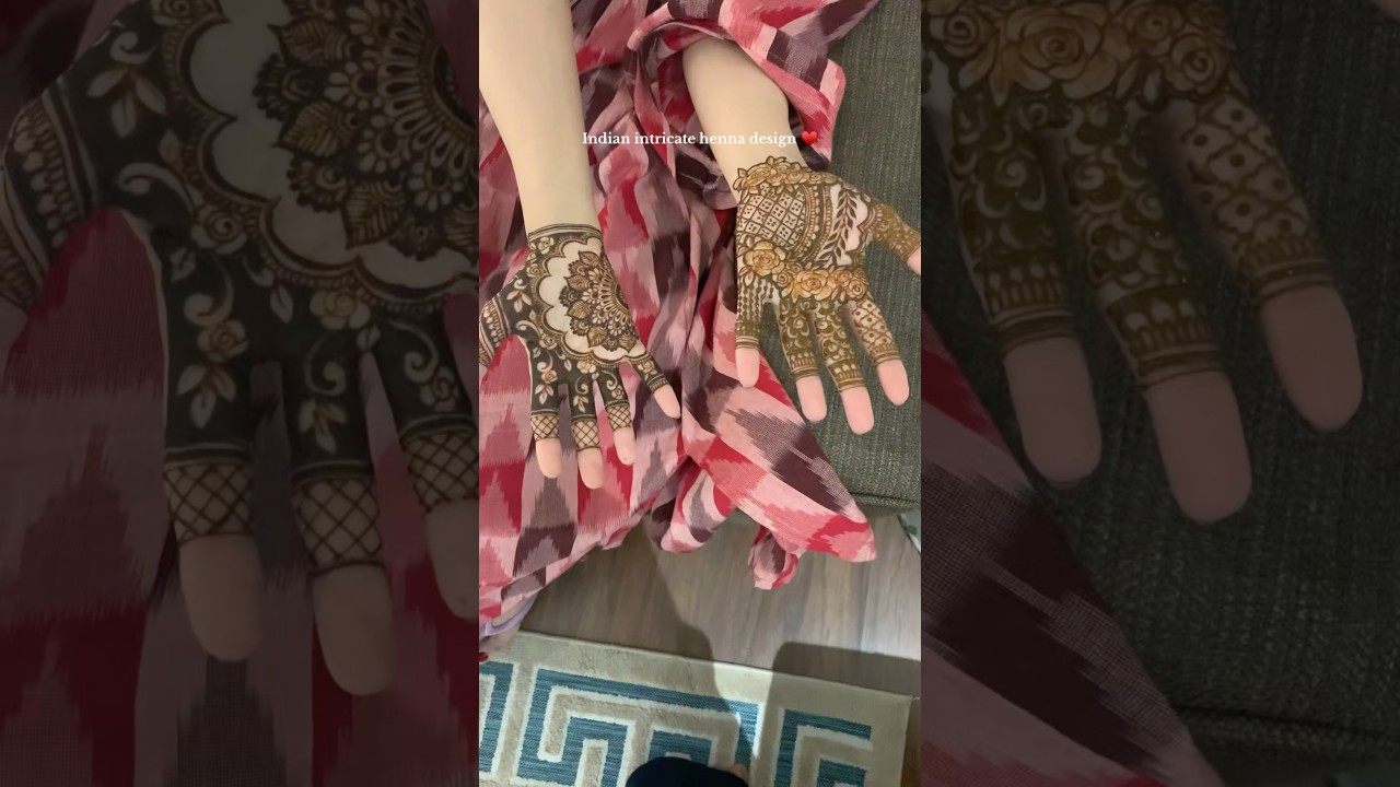 Intricate indian henna design | Bridal design new | #dammamhennaartist #bridalhenna