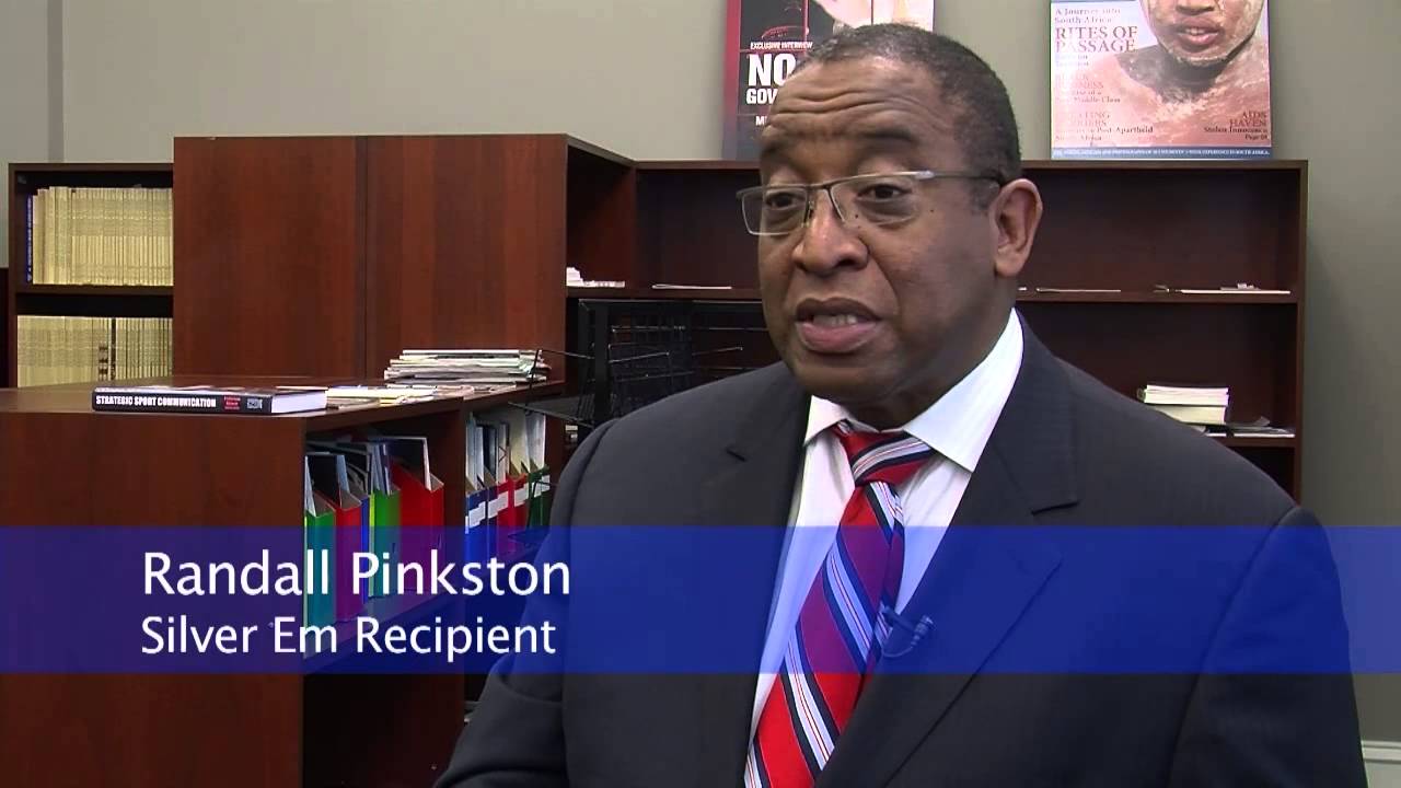 Randall Pinkston Receives Prestigious Silver Em Award