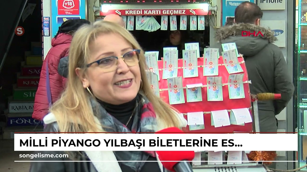 Milli Piyango yılbaşı biletlerine Eskişehir'de yoğun ilgi