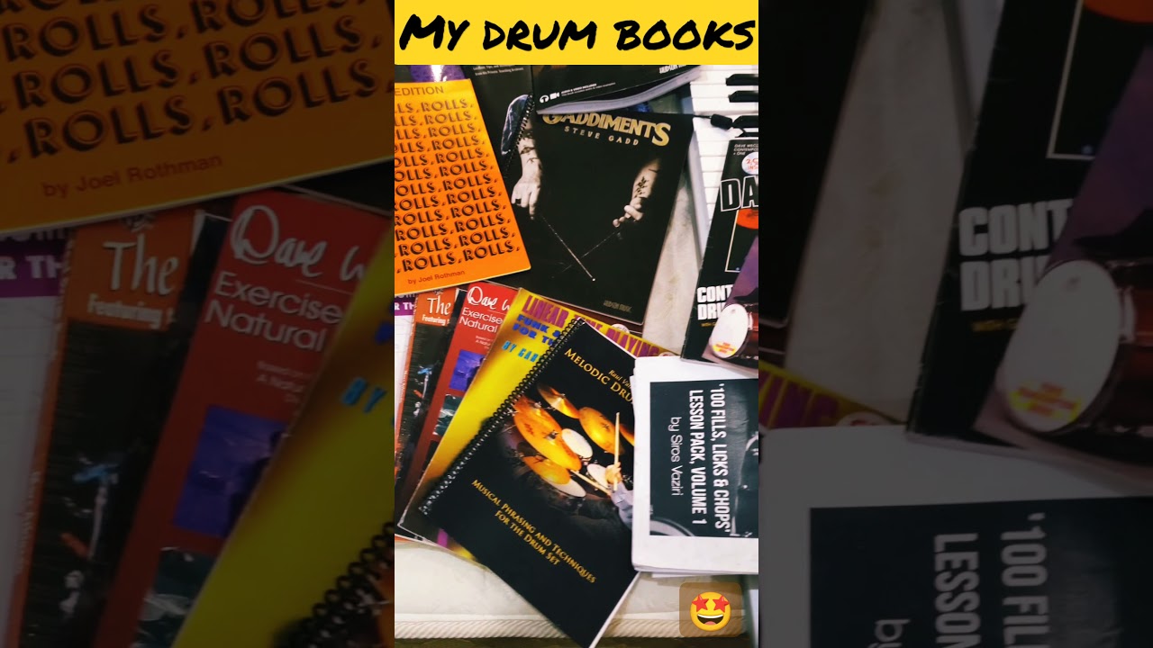 Drum Books - #shorts #drums
