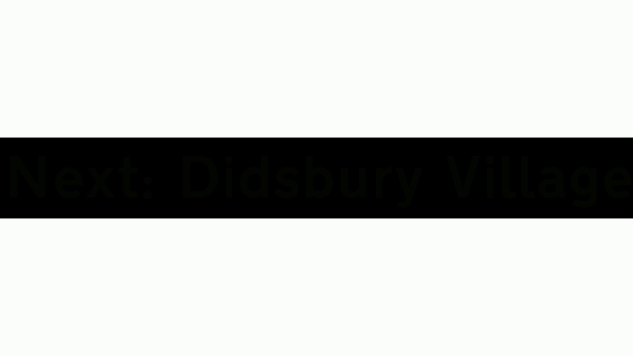 Manchester Metrolink Announcement(East Didsbury To Newton Heath And Moston)