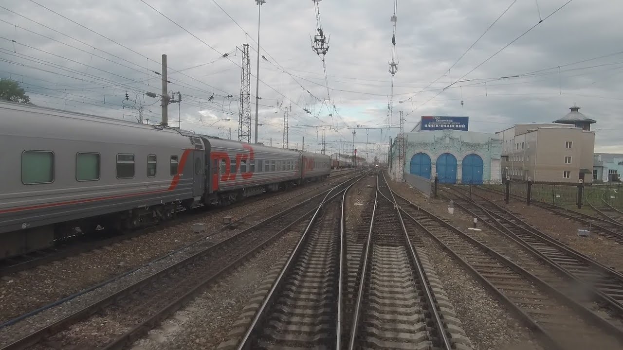 Поездка "Иланская - Красноярск" из кабины машиниста