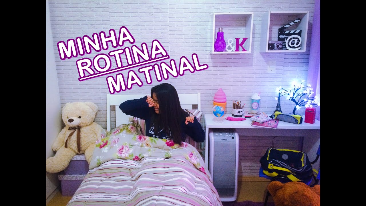MINHA ROTINA MATINAL DURANTE AS AULAS | MY MORNING ROUTINE