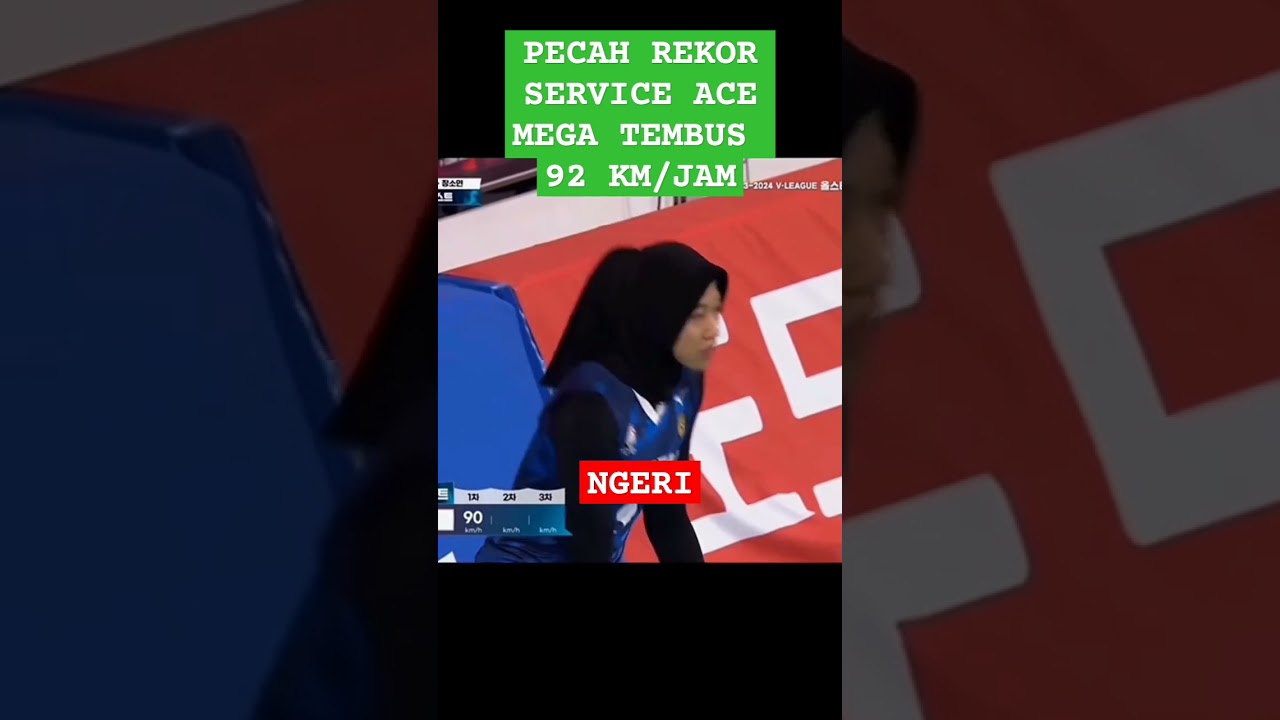 PECAHKAN REKOR BARU, Service Ace Mega di Laga All Star Tembus 92 km/jam