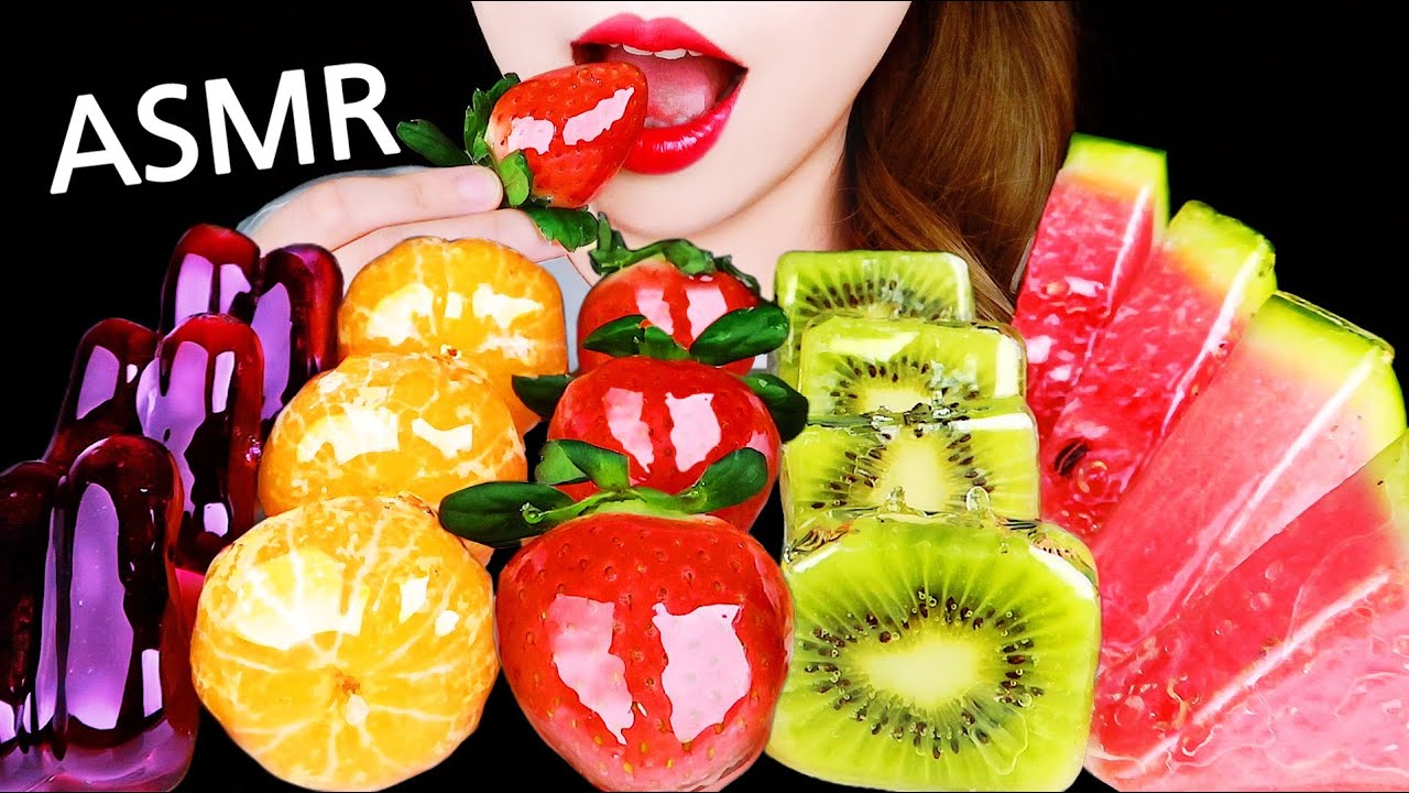 ASMR CANDIED FRUIT *TANGHULU* EATING SOUNDS MUKBANG 탕후루 먹방 EATING SOUNDS MUKBANG 咀嚼音