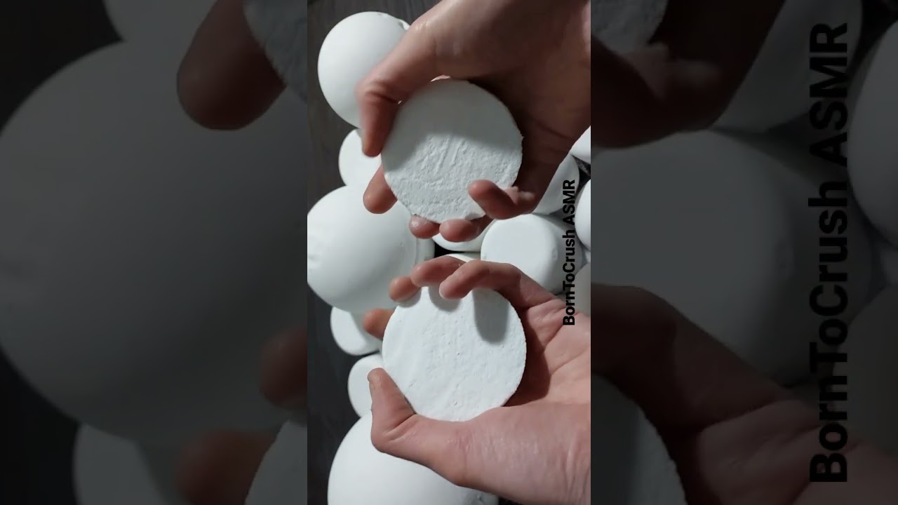 White Baking Soda Crumble #shorts #asmr #bakingsodaasmr