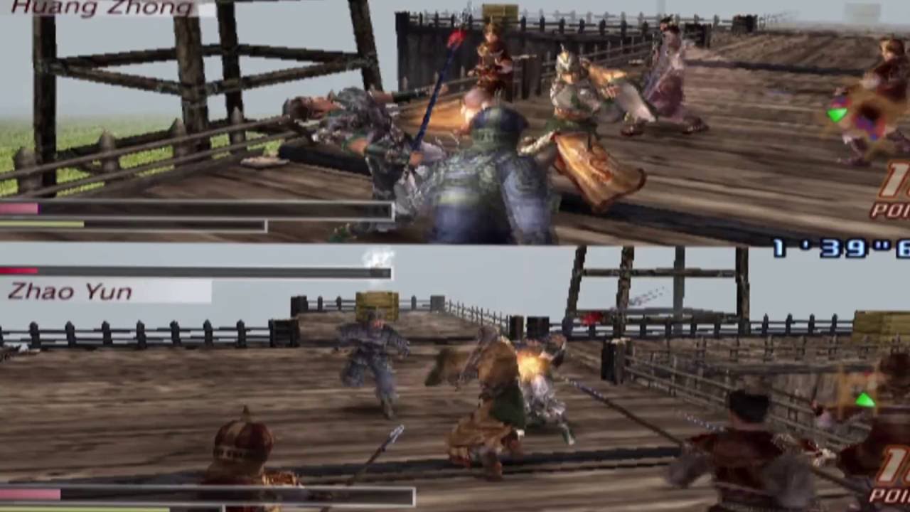 Dynasty Warriors 4 Empires (Melee) Zhao Yun vs Huang Zhong