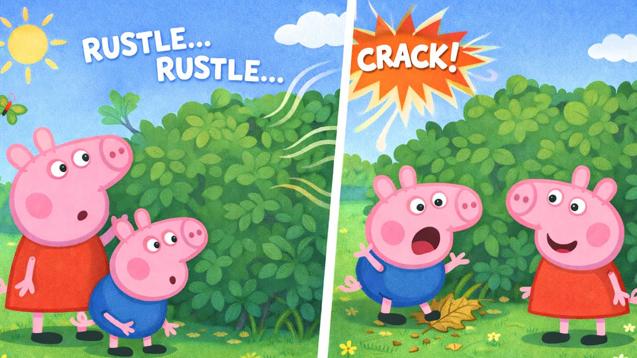 🐷Peppa Pig and the Strange Noise in the Garden🌳🔍|  Peppa Pig Adventure Animation