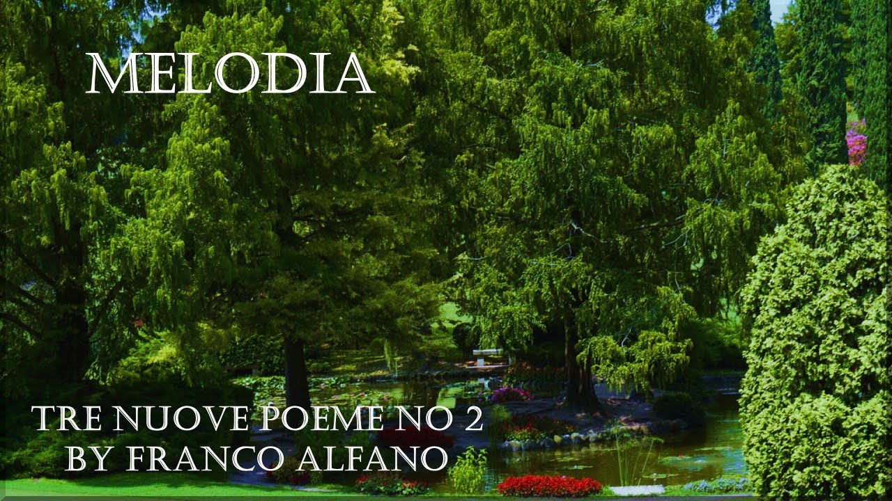 MELODIA by Franco ALFANO / POSTCARDS FROM ITALY by Helena Kean, mezzo