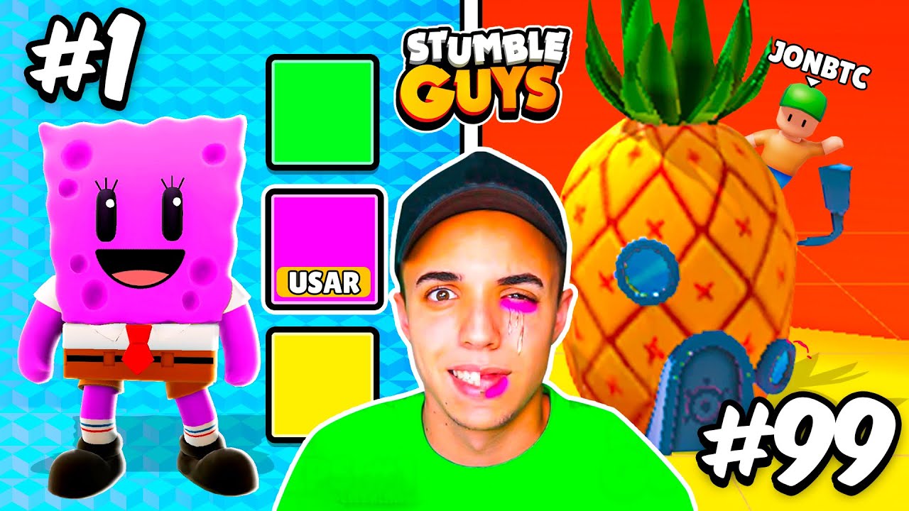 PROBÉ TRUCOS de STUMBLE GUYS durante 24 HORAS…😱 (BANEADO)