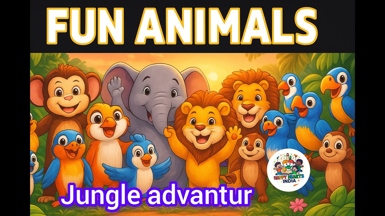 “Jungle Adventure Story | Educational & Funny Animal Story for Kids in Hindi” moral story in hindi