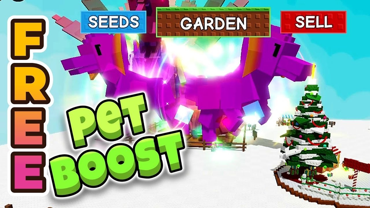 Roblox Grow A Garden - FREE FREE FREE Pet Boost!
