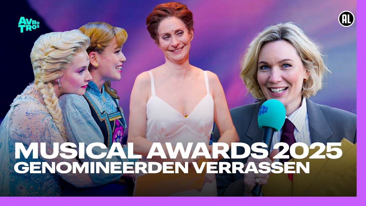 Vajèn van den Bosch, Nienke Latten en Pia Douwes totaal verrast 😱🎭 | Musical Awards Gala 2025