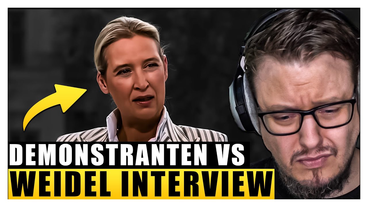 WEIDEL INTERVIEW von DEMONSTRANTEN GESTÖRT! | Karl reagiert auf das Sommer Interview