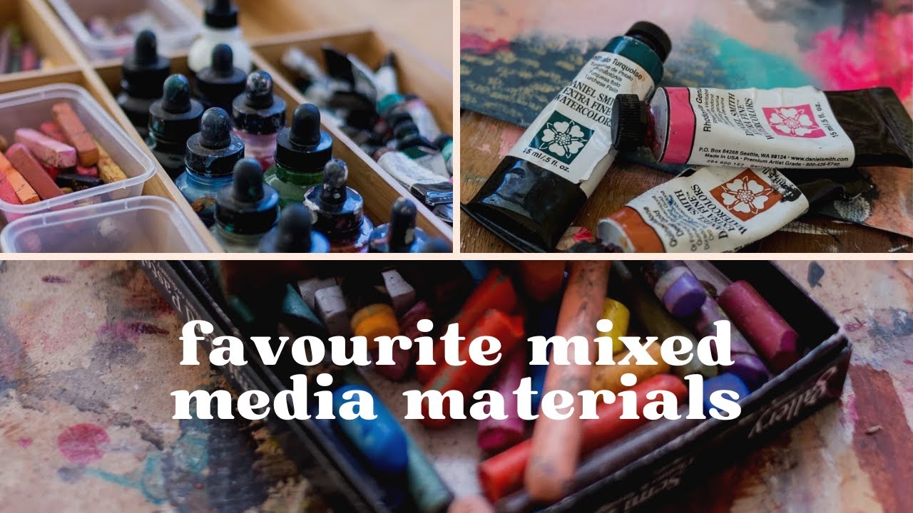 My Favourite Art Supplies 🎨 Comprehensive guide to my mixed-media must haves!