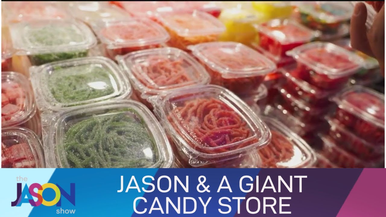 Jason's 1st visit to one of the largest candy stores in the World
