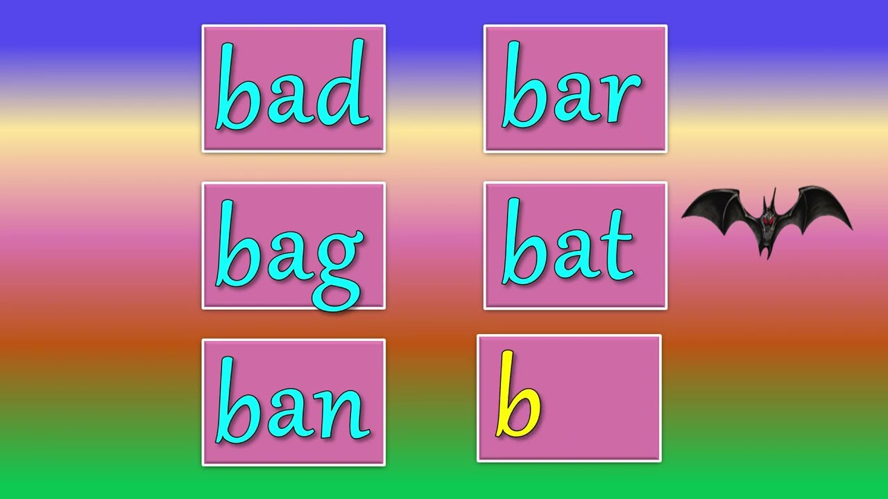 three letter words starting with the letter