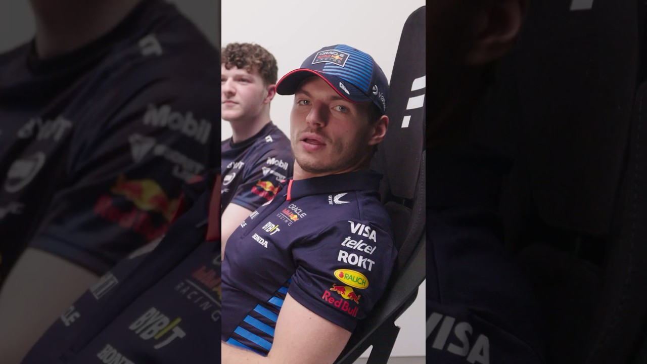 Is Max quicker on a sim rig? 🤯 #f1