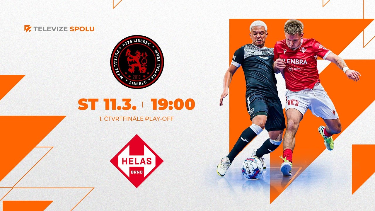 FUTSAL | FTZS Liberec - Helas Brno (1. Futsal liga /1. čtvrtfinále Play off/2026)