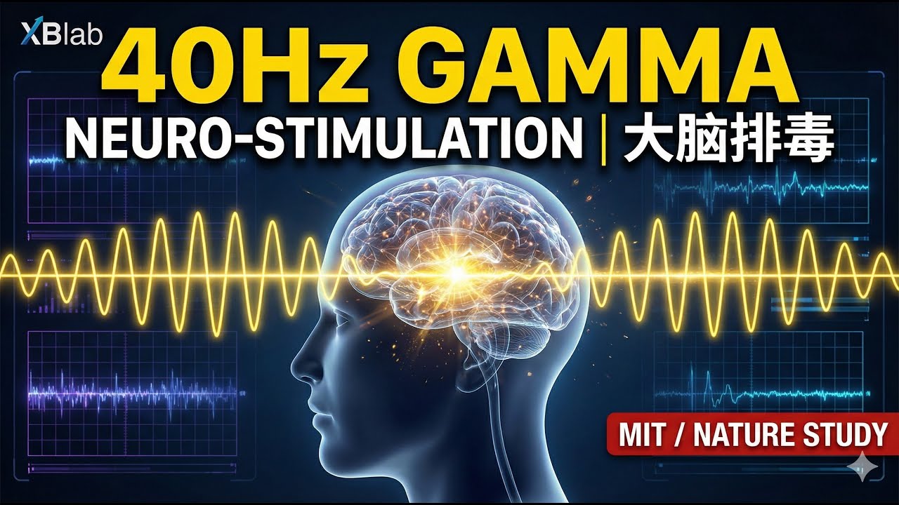 MIT方案：40Hz伽马波脑波夹带（非侵入式神经调控与大脑清洁）