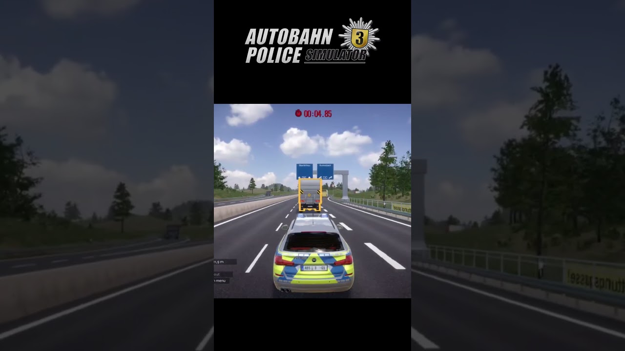 Traffic Check on a Truck in Autobahn Police Simulator 3 #gaming #autobahnpolizei #policesimulator