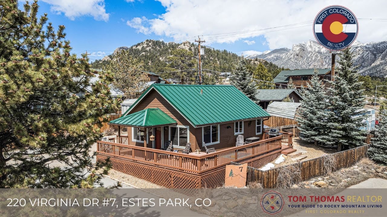 Estes Park Cabin For Sale  -  220 Virginia Dr. #7, Estes Park, CO