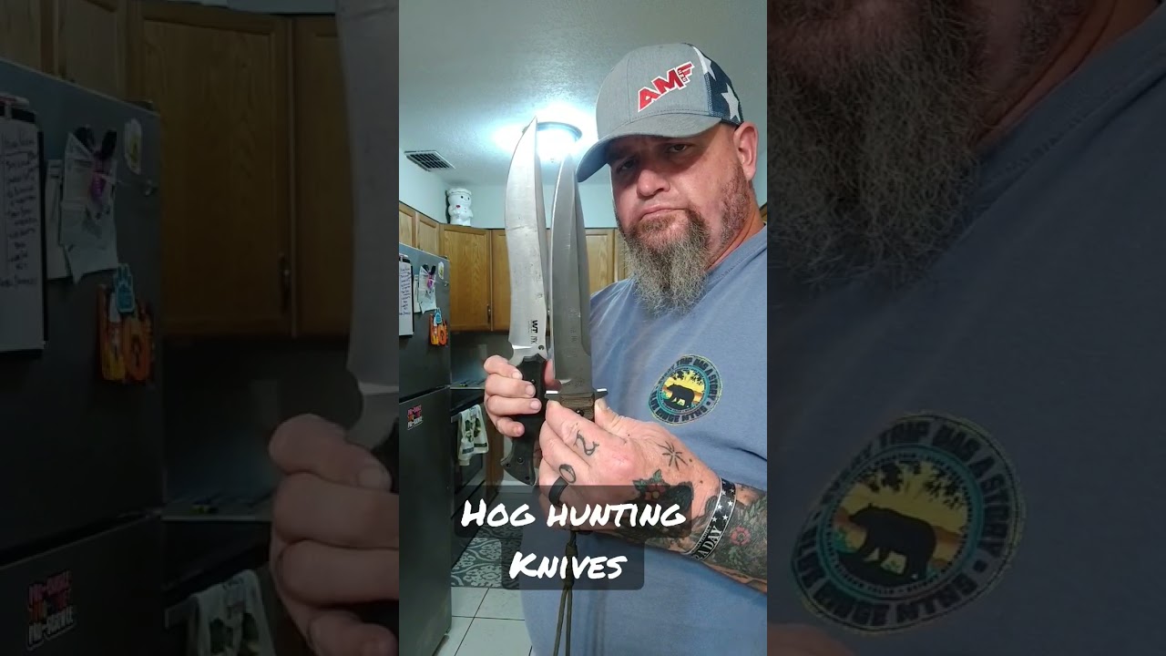 2 HOG HUNTING KNIVES 