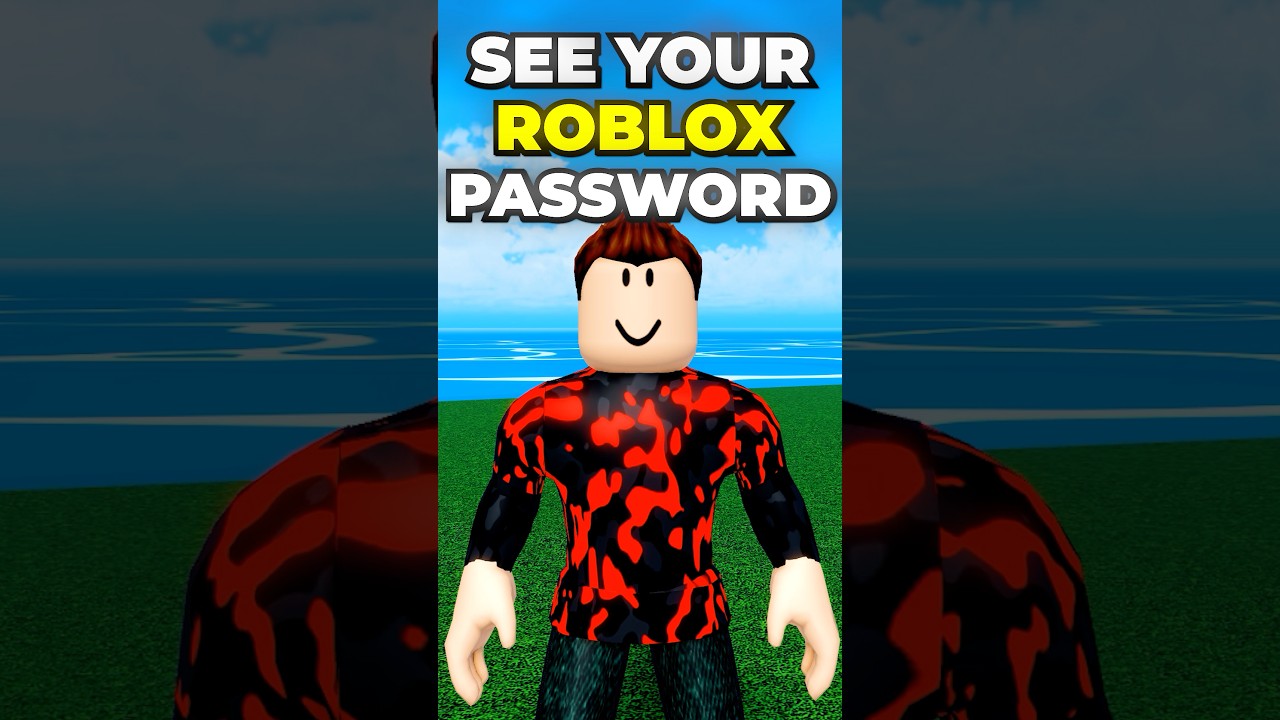 Как узнать свой пароль от Roblox (как найти пароль от Roblox)