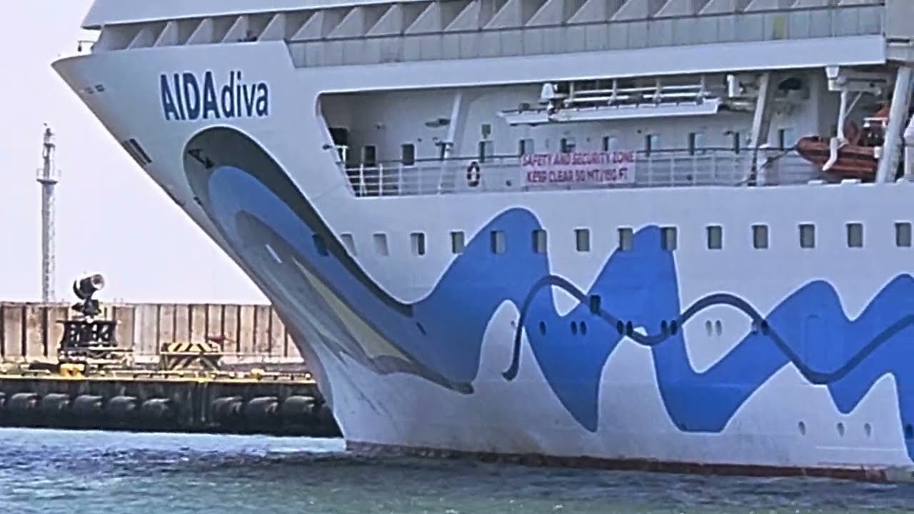 AIDAdiva  27.06.2024 Port Gdynia.