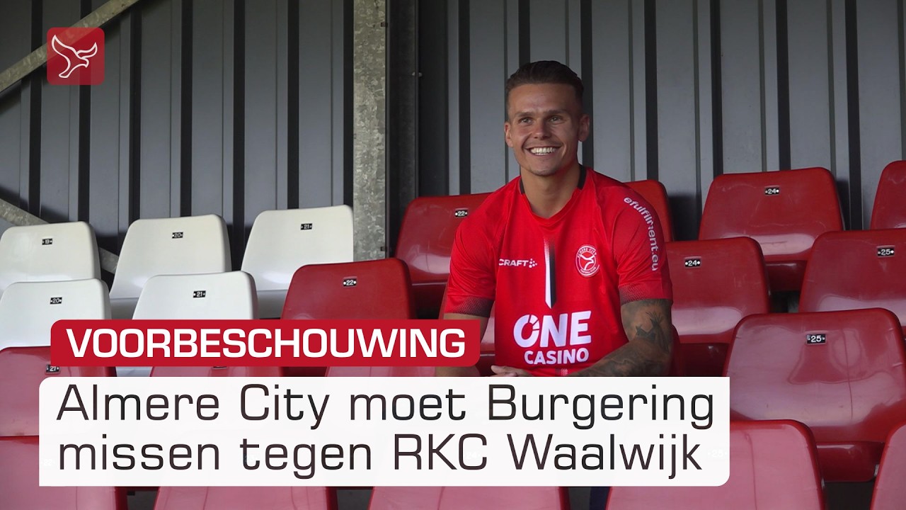 Almere City moet Burgering missen tegen RKC Waalwijk | Omroep Flevoland