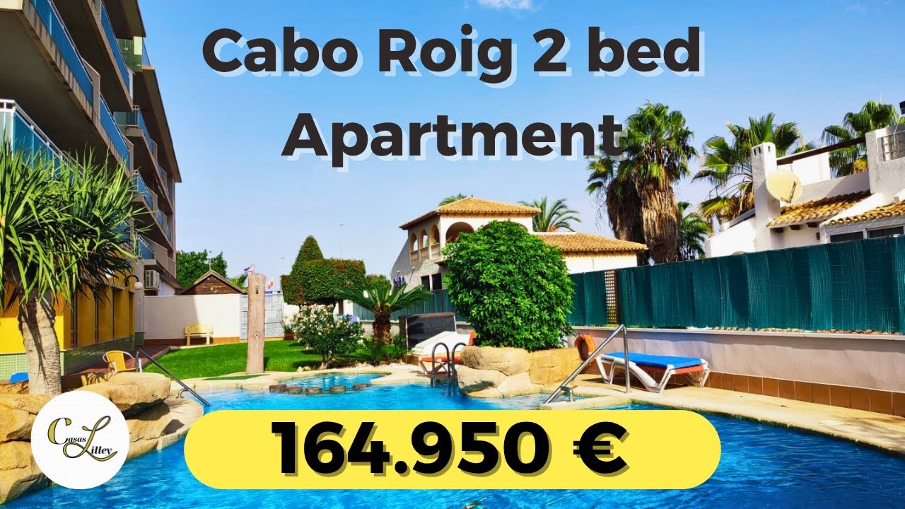 €164,950 Cabo Roig Apartment Tour | 2-Bed Ground Floor with Pool, Garage & Huge Garden!