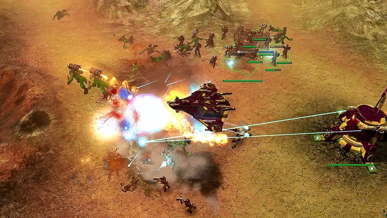 Dawn of War - Soulstorm | Tau Empire vs. Orks BO5 [Mixalich vs. oXo]