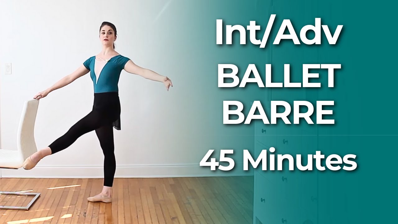 Classical Ballet Barre Workout | 45 Min Intermediate/Advanced Follow-Along Class