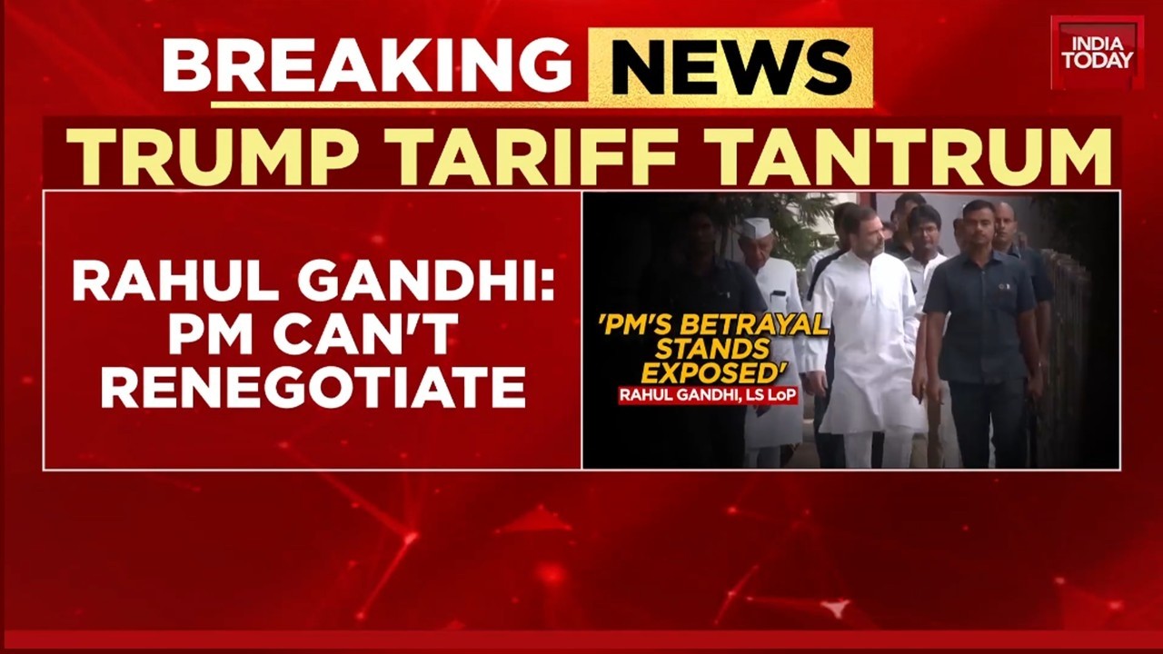 Rahul Gandhi Slams PM Modi Over US Tariffs: 'The Prime Minister Is Compromised' | India Today