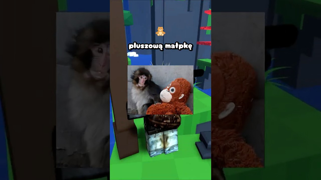 Jego przyjacielem jest&hellip; PLUSZOWA MAŁPKA 💔🐒 #roblox #rblx #robloxrant #relatable