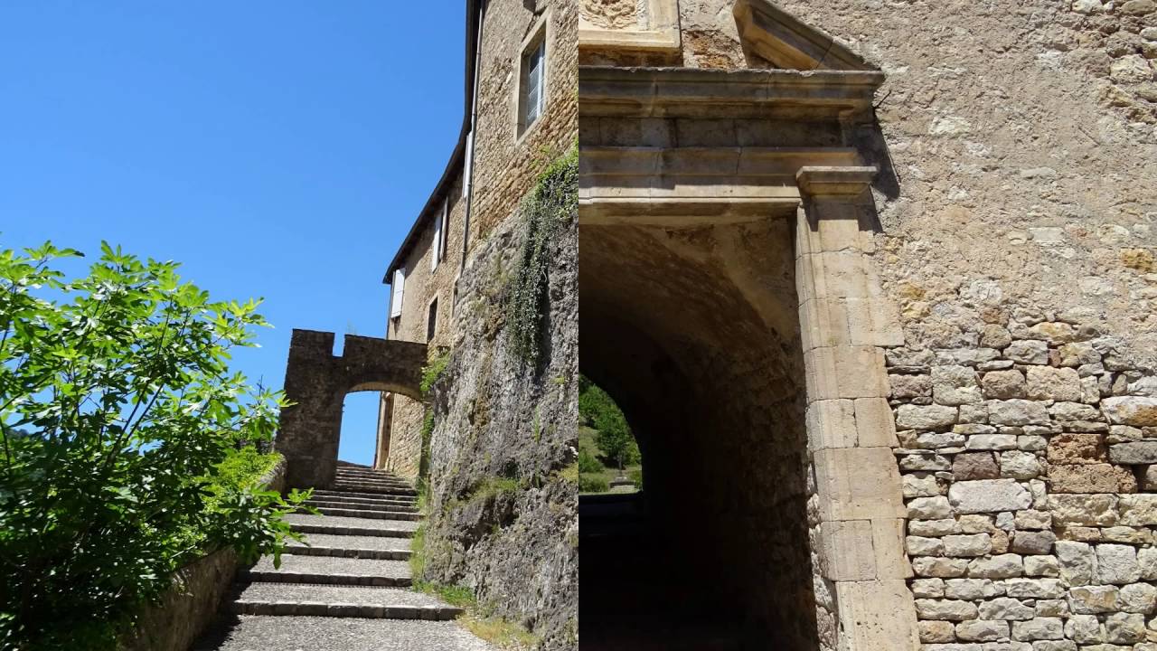 La Roque Sainte Marguerite et son ch&acirc;teau, gorges de la Dourbie, Aveyron