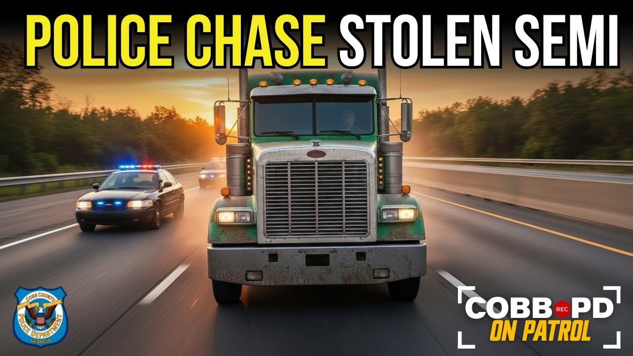 Stealing a Bobtail Truck and Fleeing from Cobb Police? Bad Idea!!!