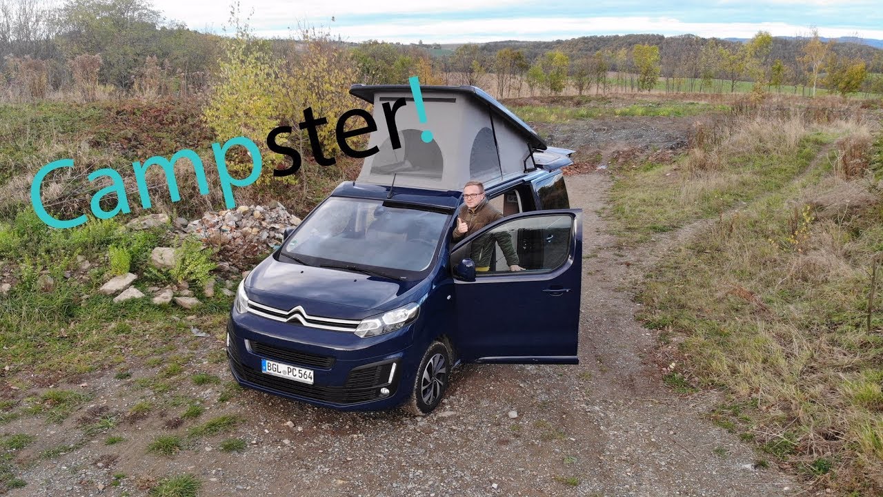 Pössl Campster Citroen Space Tourer im Test Camping Vanster Vanlife