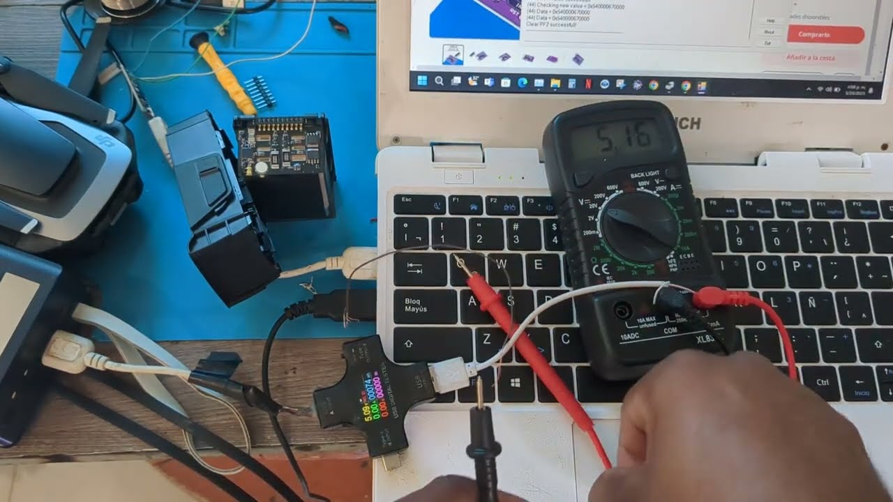 MAVIC AIR 1 BATERÍAS BLOQUEADA REPARACIÓN, REPARAR CUALQUIER BATERÍA DJI