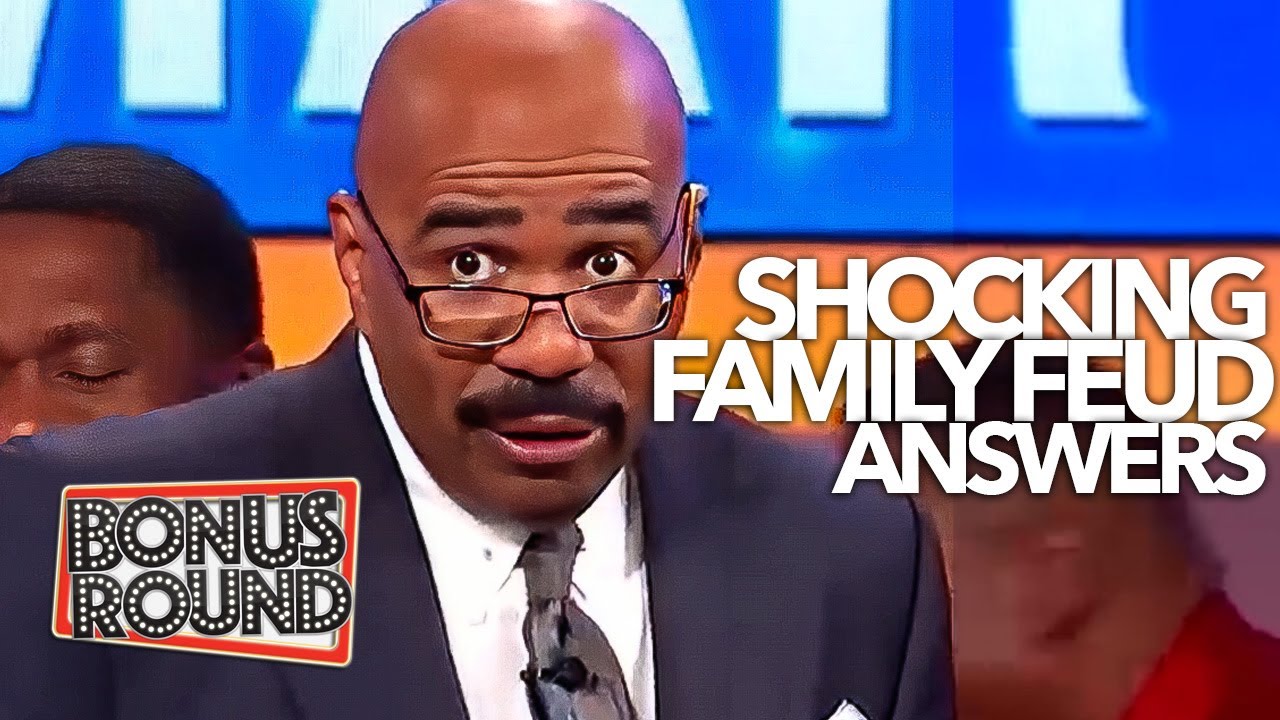 The Most SHOCKING Answers On Family Feud That Leave STEVE HARVEY Speechless!