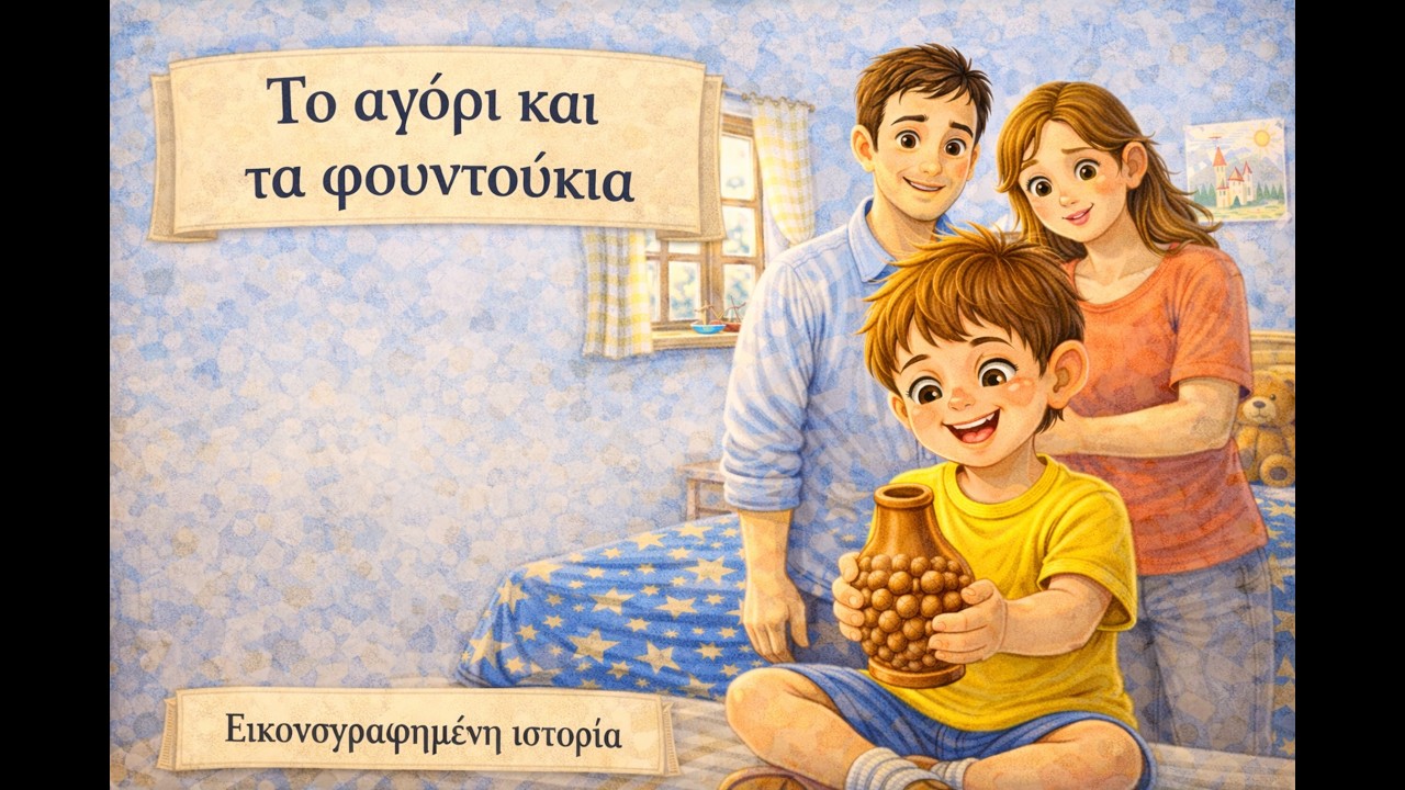 Το αγόρι και τα φουντούκια - Μύθοι του Αισώπου