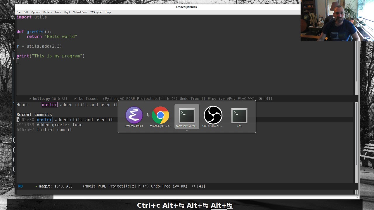 Using Emacs Episode 47 - Magit