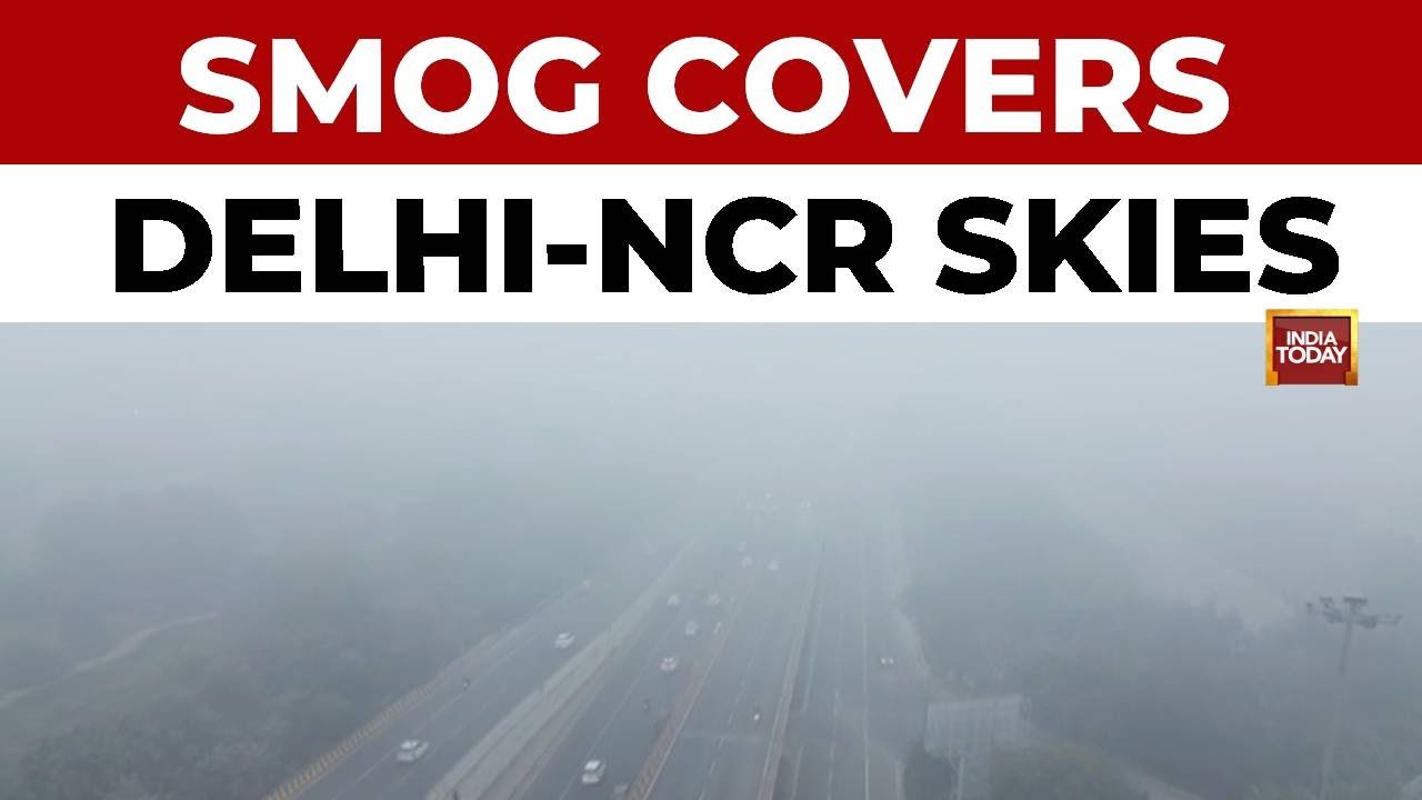 Delhi Air Pollution: AQI Spikes To 363 as Toxic Smog Engulfs Delhi-NCR; Visibility Gets Affected