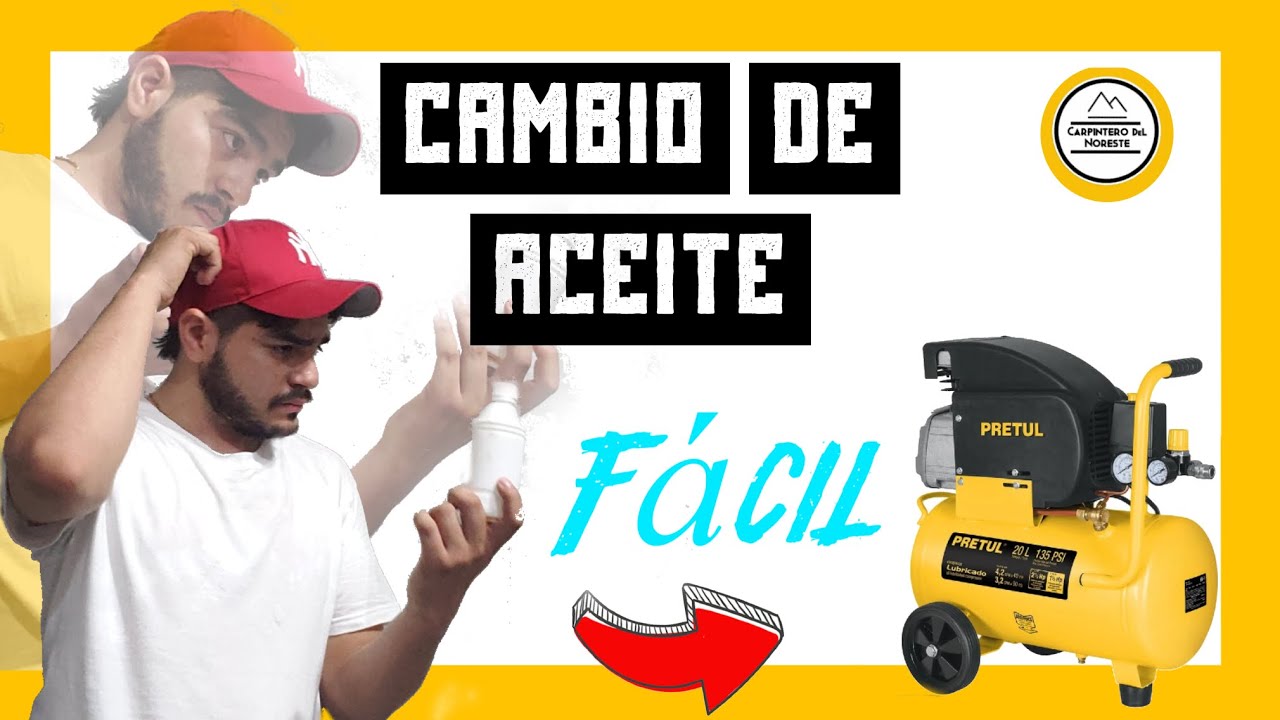 Como cambiar el Aceite de un Compresor de Aire🔄🩸