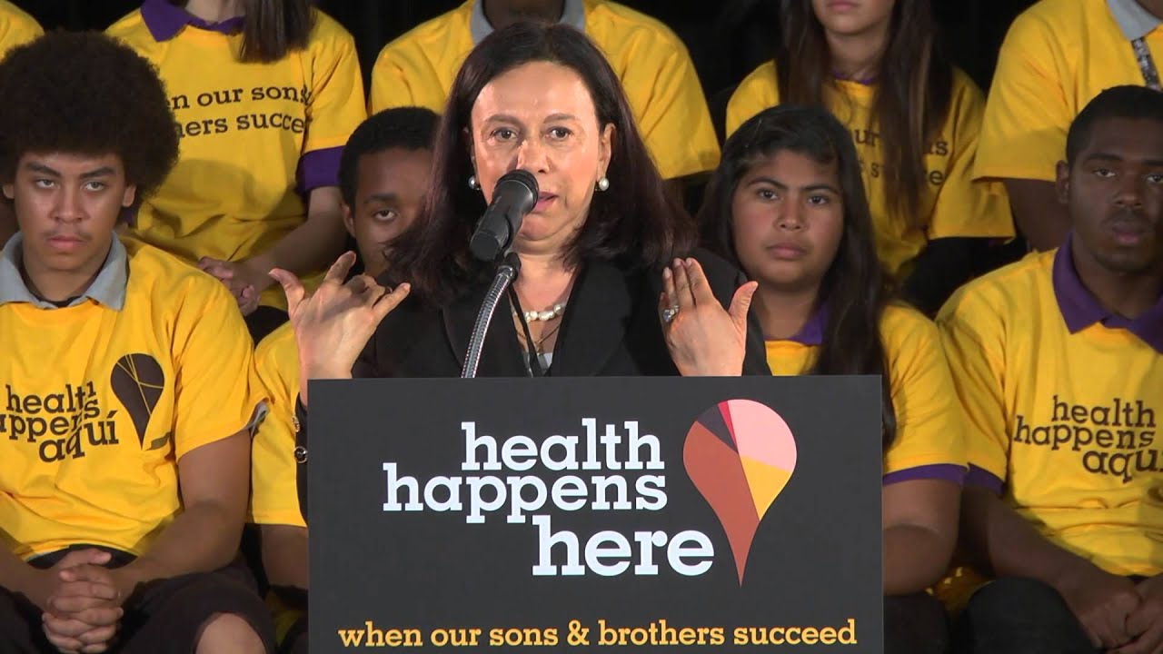 Antonia Hernandez at Sons & Brothers Announcement