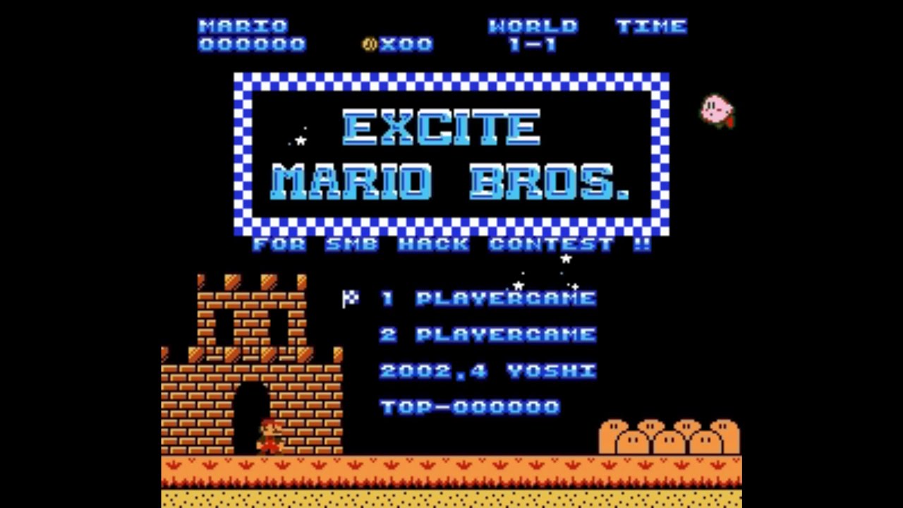 SMB Hack Longplay - Excite Mario Bros.